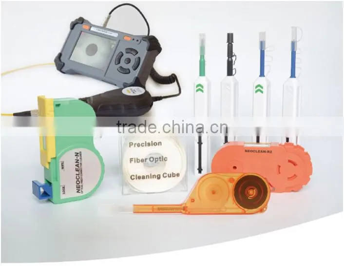 Fiber Optic Testing & Cleaning Tool Kit Fiber Tools Box HSV-403