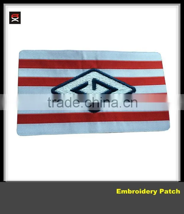 High density woven base flag woven patch
