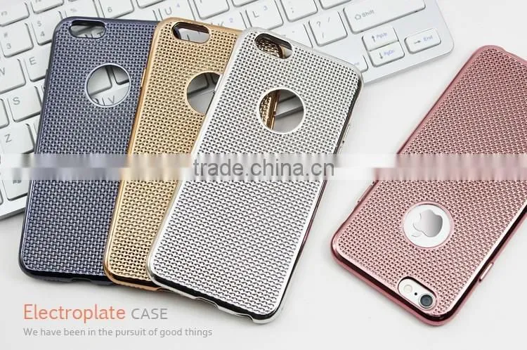 2016 summer wholesale luxury phone case popular TPU electroplating phone case for iPhone 5 se 6 6plus