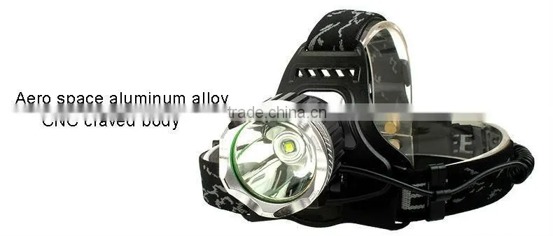 Goread GD19 focusable 18650 high bright xml t6 led headlamp