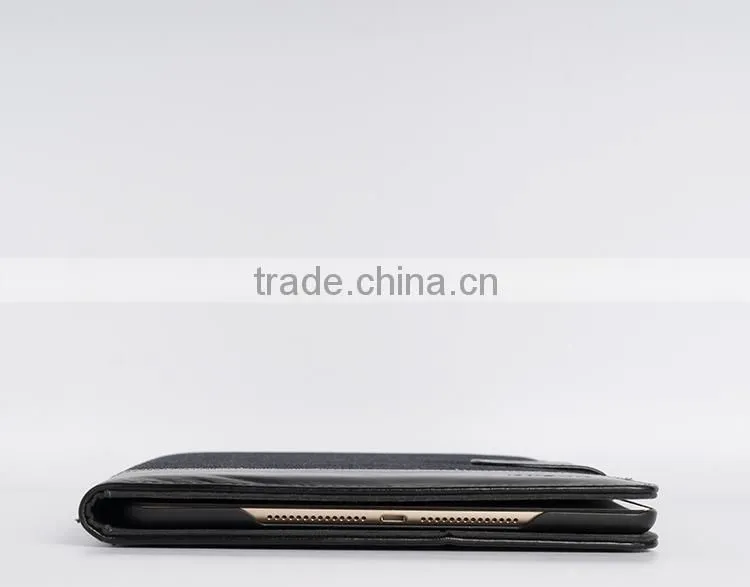 Blue jean & genuine leather protective cover case tablet