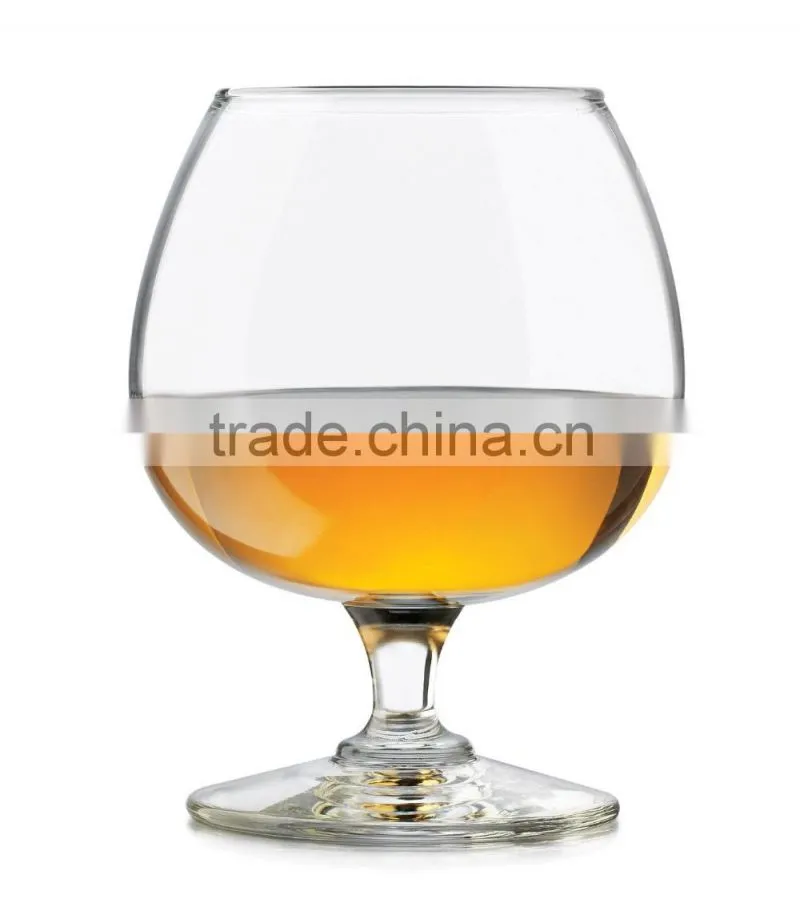 4 piece cognac leadfree blown brandy glass customized size apple shaped 12 ounce barware clear manufacture