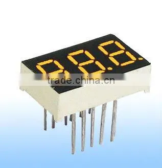 Elegance appearance 7 segment led 3 digits 4 inch