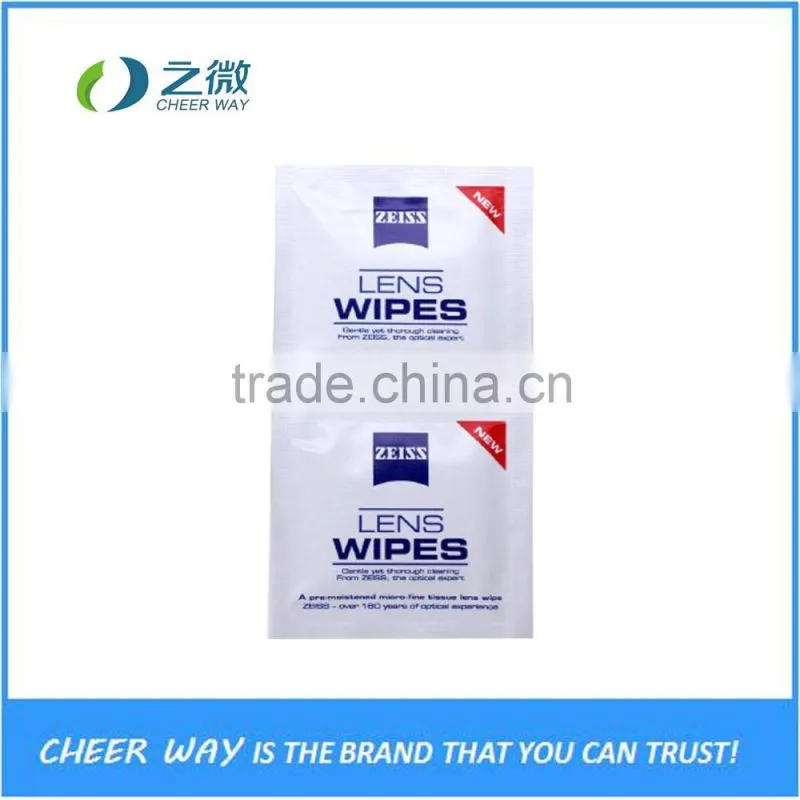 Individually Wrapped Lens Clean Wet Wipes