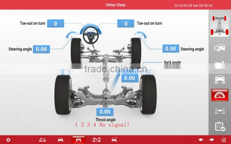 space-saving 3D wheel alignment with competitive price for car maintenace point