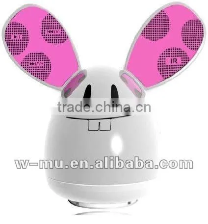 Portable Lanyard Woofer Vibrating Speaker with TF/FM