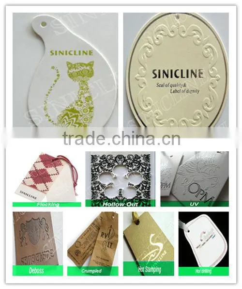 Sinicline Cheap custom good quality bracelet hang tag