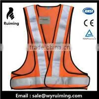 hi viz orange safety vest