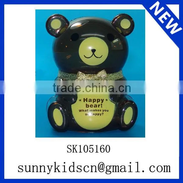Clear money box animal money box