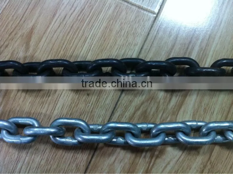 Black Coating G80 Weld Link Chain