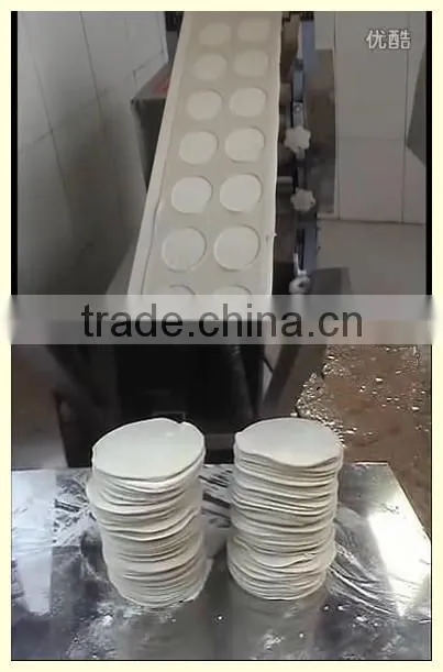 Food factory use samosa dumpling wrapper skin machine/pelmeni wrapper machine