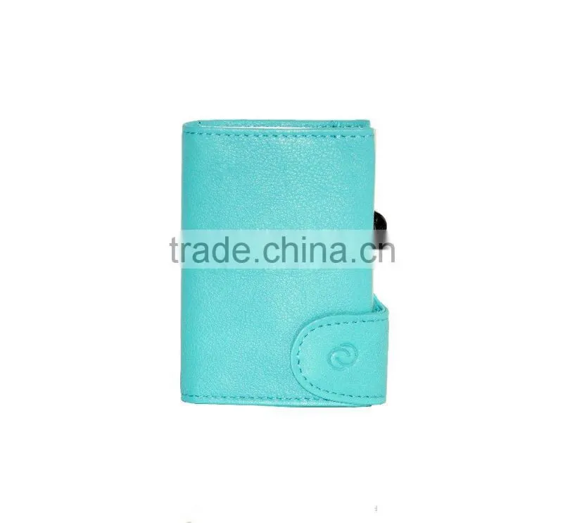 new style not PU business leather cardholder caraibi