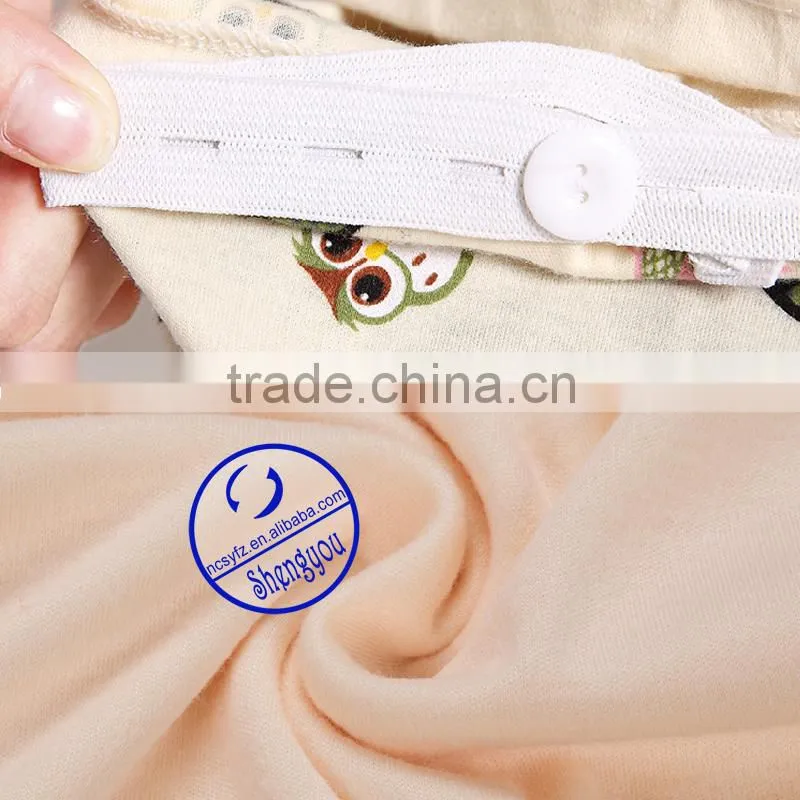 Custom made 100% pima cotton printed maternity wear