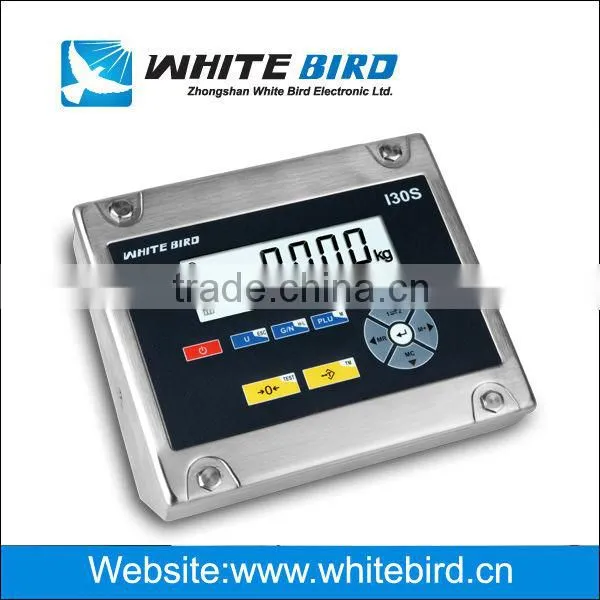 Weighing indicator,I30, RS232C ABS housing, High backlight display, with an adapter, 6000 divisions