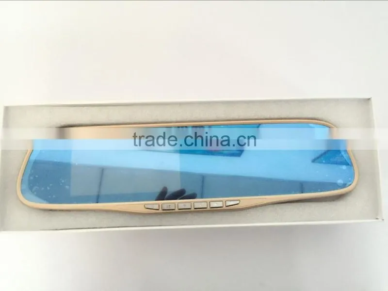4.3 Inch HD 1080P Automobile Camera rearview mirror car DVR rearview mirror car recorder,1080p hd vehicle black dvr