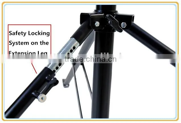 hot heavy stage lighting stand telescoping lighting stand with winch auto lock crank stands