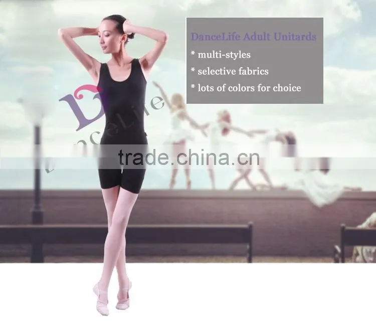 A2624 Ankle Length Spandex Unitard wholesale ballet sapndex unitards for high collar ballet dance unitards