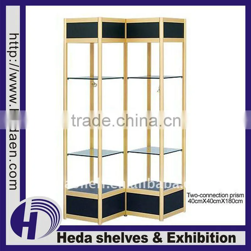 Rectangular Titanium-alloy Display Showcase