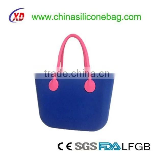 2016 hot sale silicone handbag shopping woman tote bag
