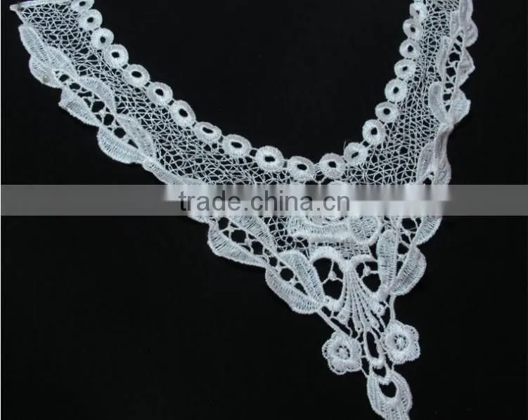 Polyester Embroidery Lace Garment Accessories Lace Dress Collar Lace