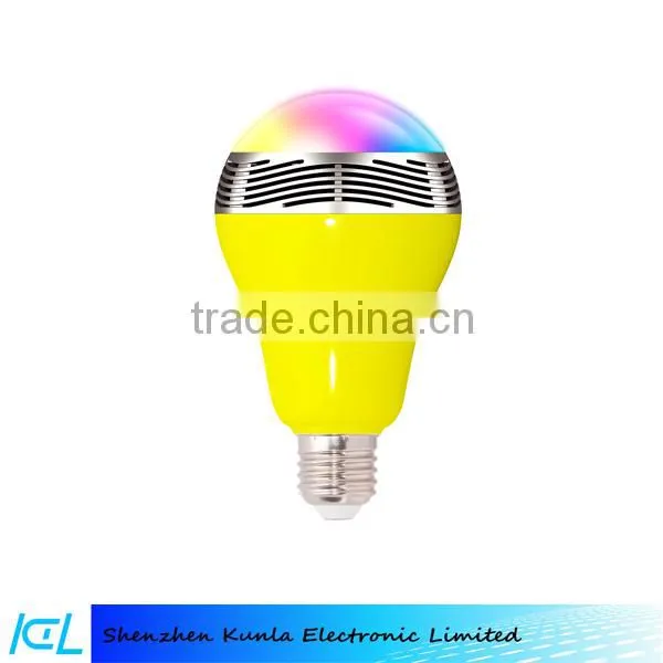 Bluetooth wireless light bulb Cell Phone Wireless Control 7W E27