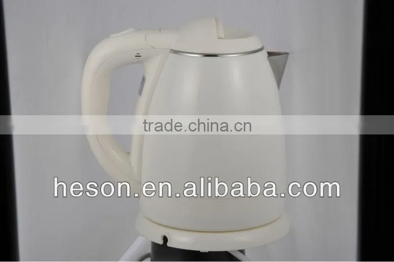 Plastic Electric Water Kettle (stainless steel inside)1.2L,european electrical supplies