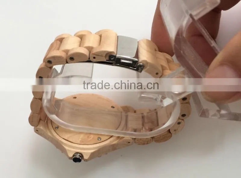 Vages watch wood wholesale retail wood bracelet watch in china