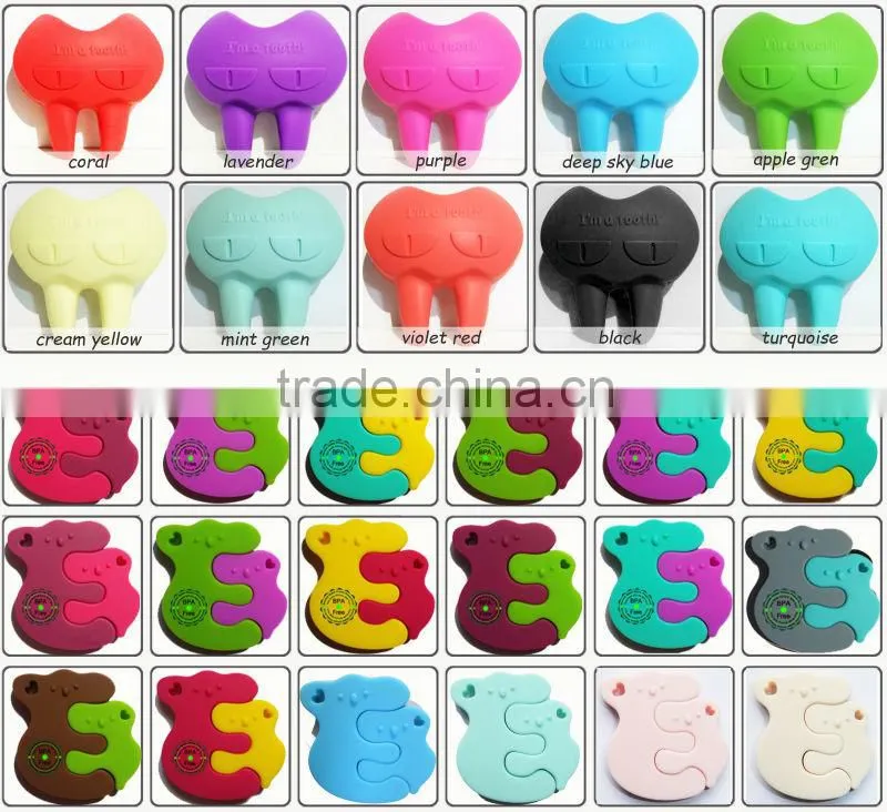 100% Food Grade Soft Starfish Shape Silicone Baby Teether for Biting