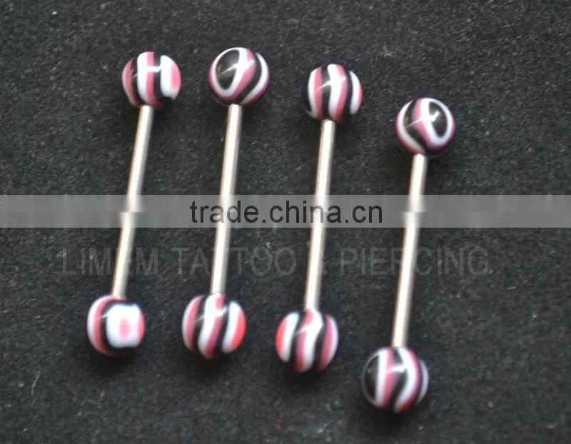 fake industrical piercing jewelry-GL10011-eyebrow jewelry-adhesive piercing jewelry