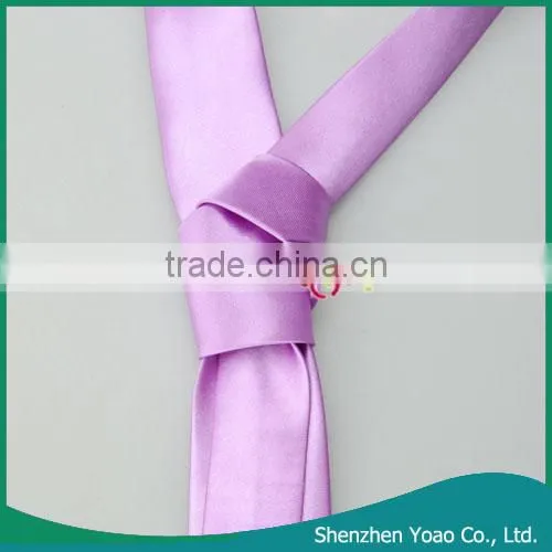5 * 145cm Silk Neck Ties Light Purple