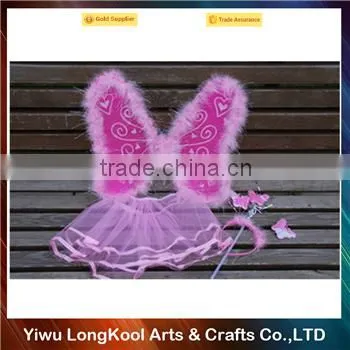 High quality fashion girls dress up party fairy wings costume halloween butterfly wings costume