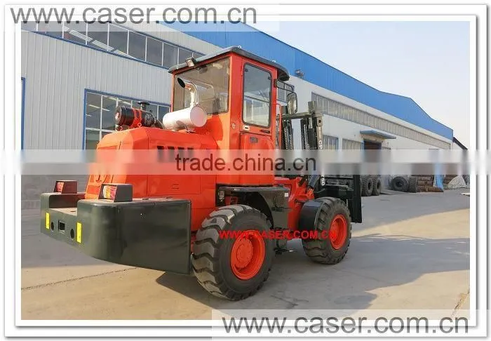 5ton truck forklift, Full hydraulic forklift, CE and 4WD forklift truck