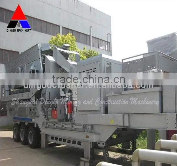 Mobile Portable Stone Crushing Plant with European Standard Manufacturing Shanghai