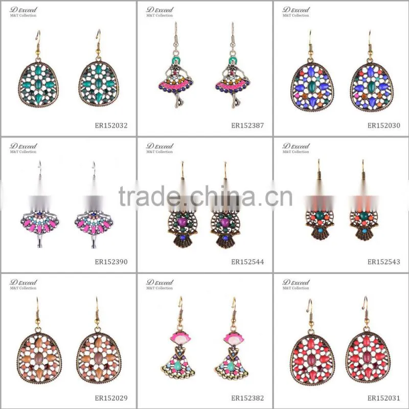 Fashion Designs Women's Jewellery Earrings Bohemian Ballet Girl Drop Earrings