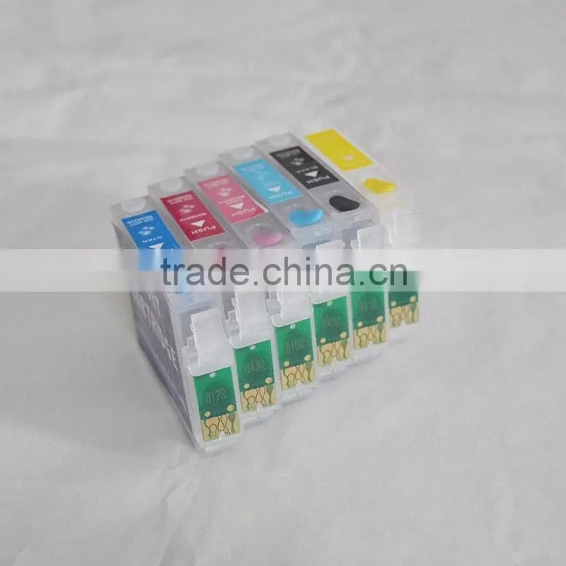T0811 T0812 T0813 T0814 T0815 T0816 Refillable Ink Cartridge For Epson R270 R290 R295 RX590 RX610 1410 With Chip