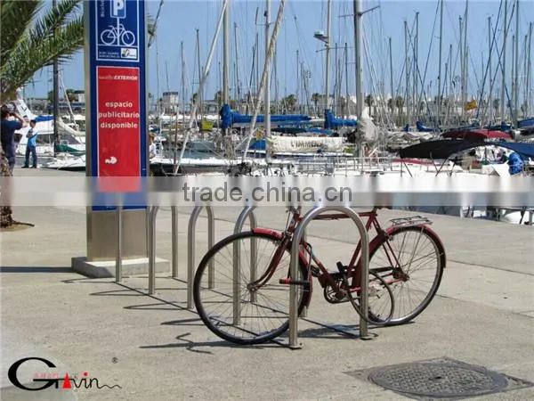 304 stainless steel bicycle parking rack bike parking rack
