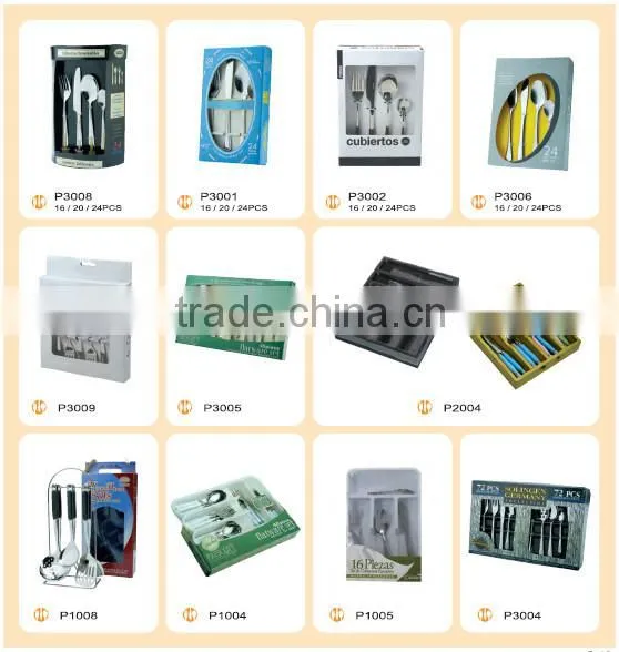 Plastic Handle Stainless steel cutlery set