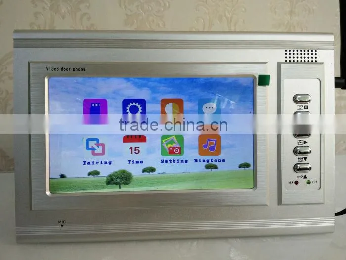 2016 wireless free videos waterproof 2 way intercom system for home security