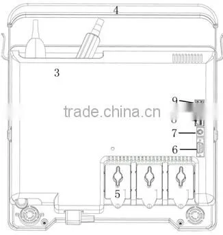 full touchscreen ultrasound handy machine made in China