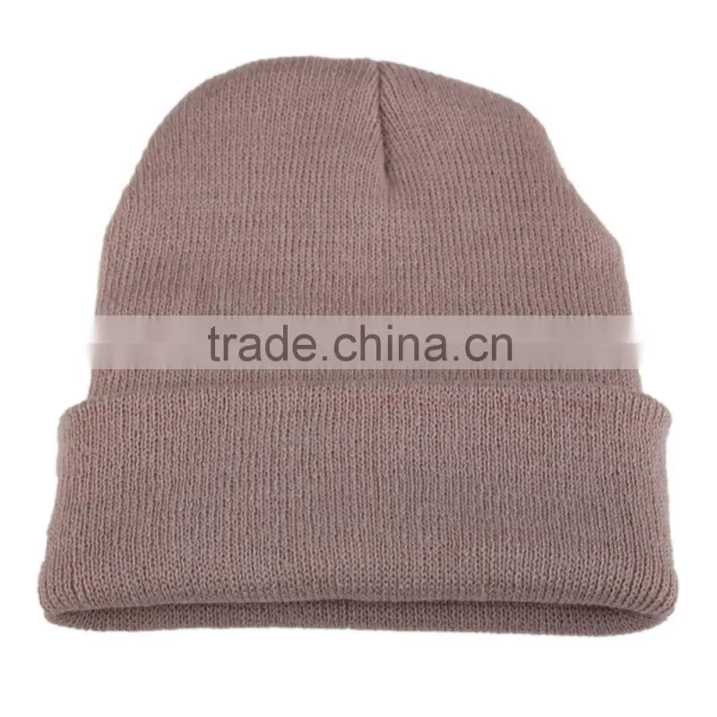 Fashion Colorful Knitted Custom Beanie