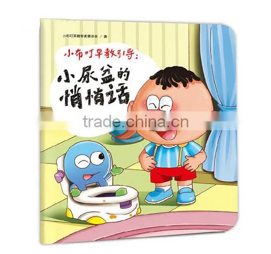 Children full colour die cut thick book printing, printing books