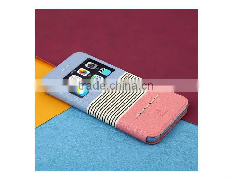 Baseus Stripes Pattern Smart Sliding Function cover for iphone 6 plus