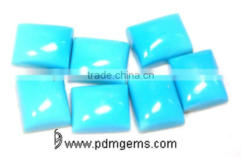 Turquoise Arizona Baguette Smooth Cabochon For Platinum Jewellery From Manufacturer