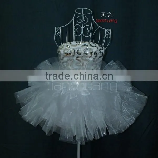 LED Ballroom Dancing Dresses Girls, Remote Control Modern Girls Dresses