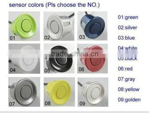 2013 wireless Front & Rear 8 Parking Sensor System