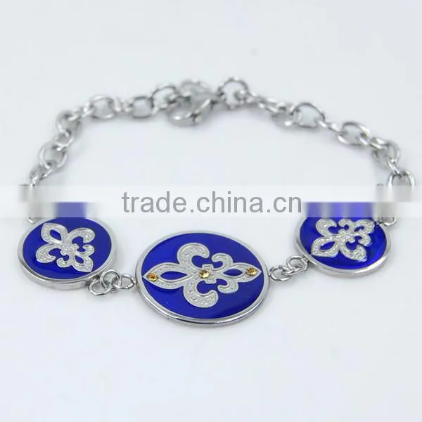 Brillant enamel Stainless Steel Bangle ,Epoxy Bracelets Jewelry.
