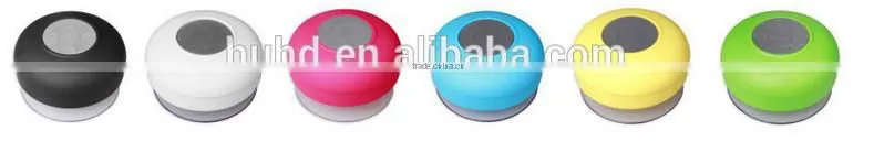 Colorful Mini Wireless Waterproof Bathroom Speaker With Sucker