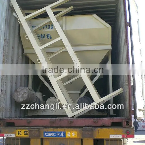 4 Aggregate Bins Concrete Batching Machine in Brazil