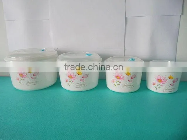 Microwave plastic bowl