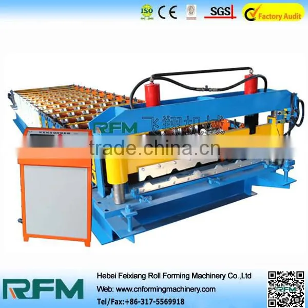 metal sheet roof roll forming machine